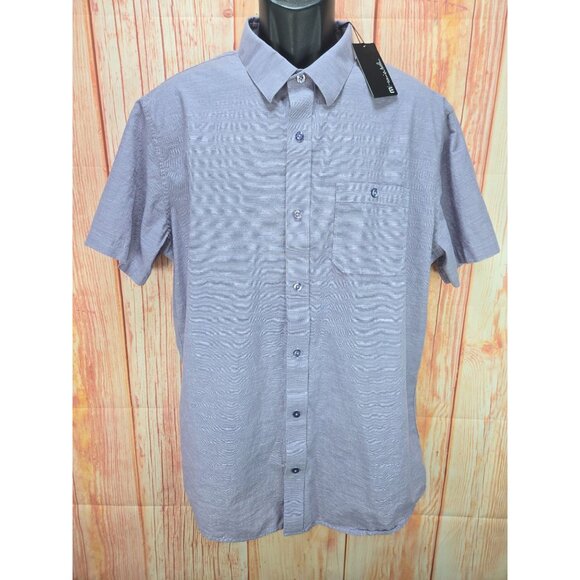 Travis Mathew Studebaker Mens XL Shirt Cadet Color Short Sleeve NWT NEW - Picture 1 of 9